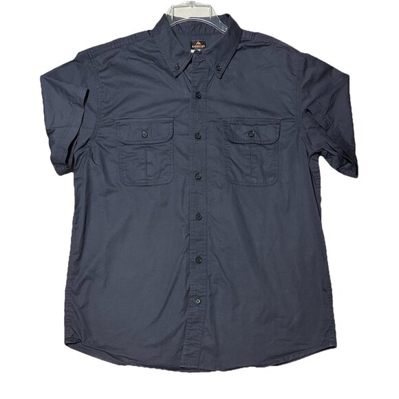 RIDGECUT Toughwear Button Down Blue Shirt Men’s Large - Picture 1 of 10